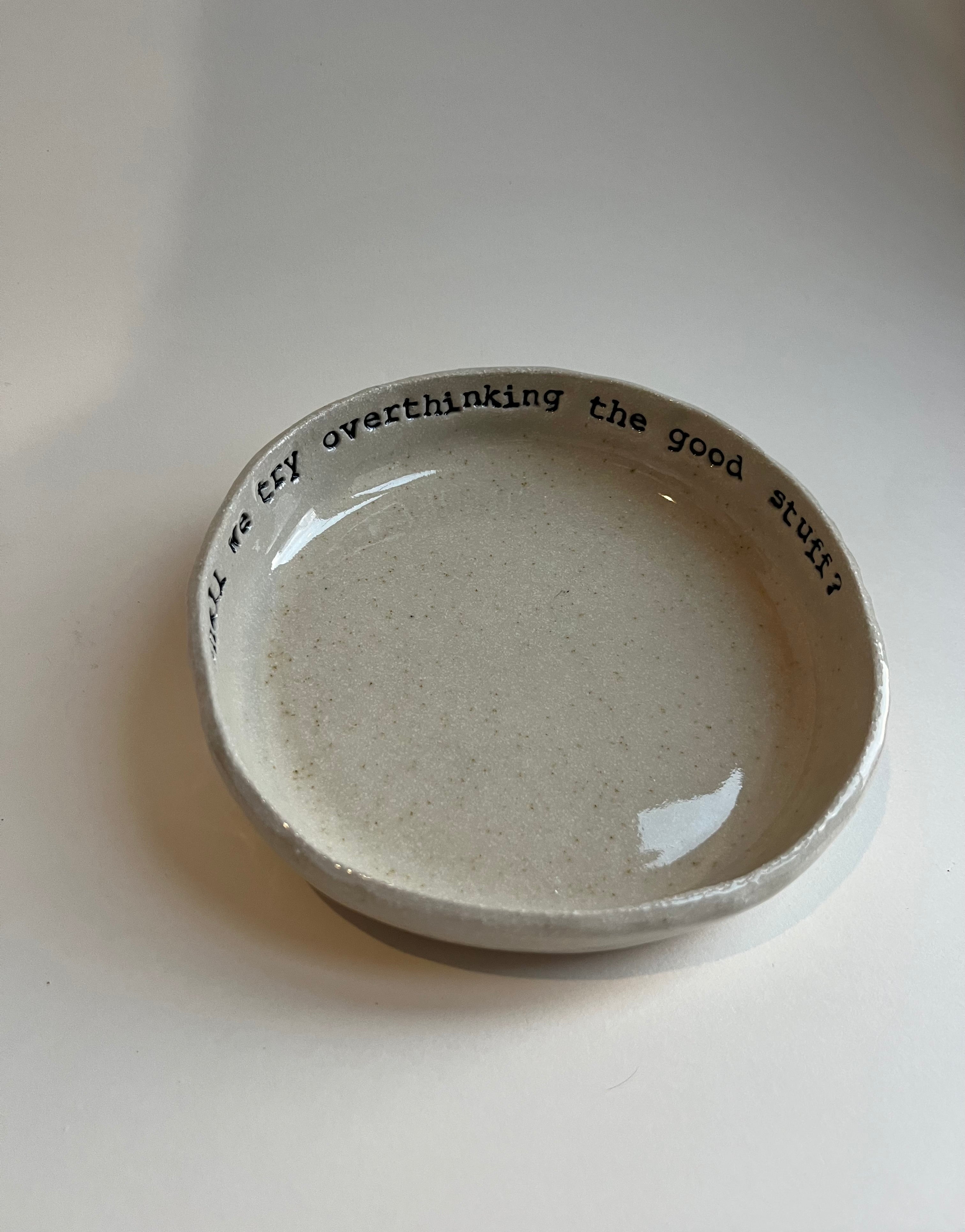 Small Plate - Overthinking Stuff