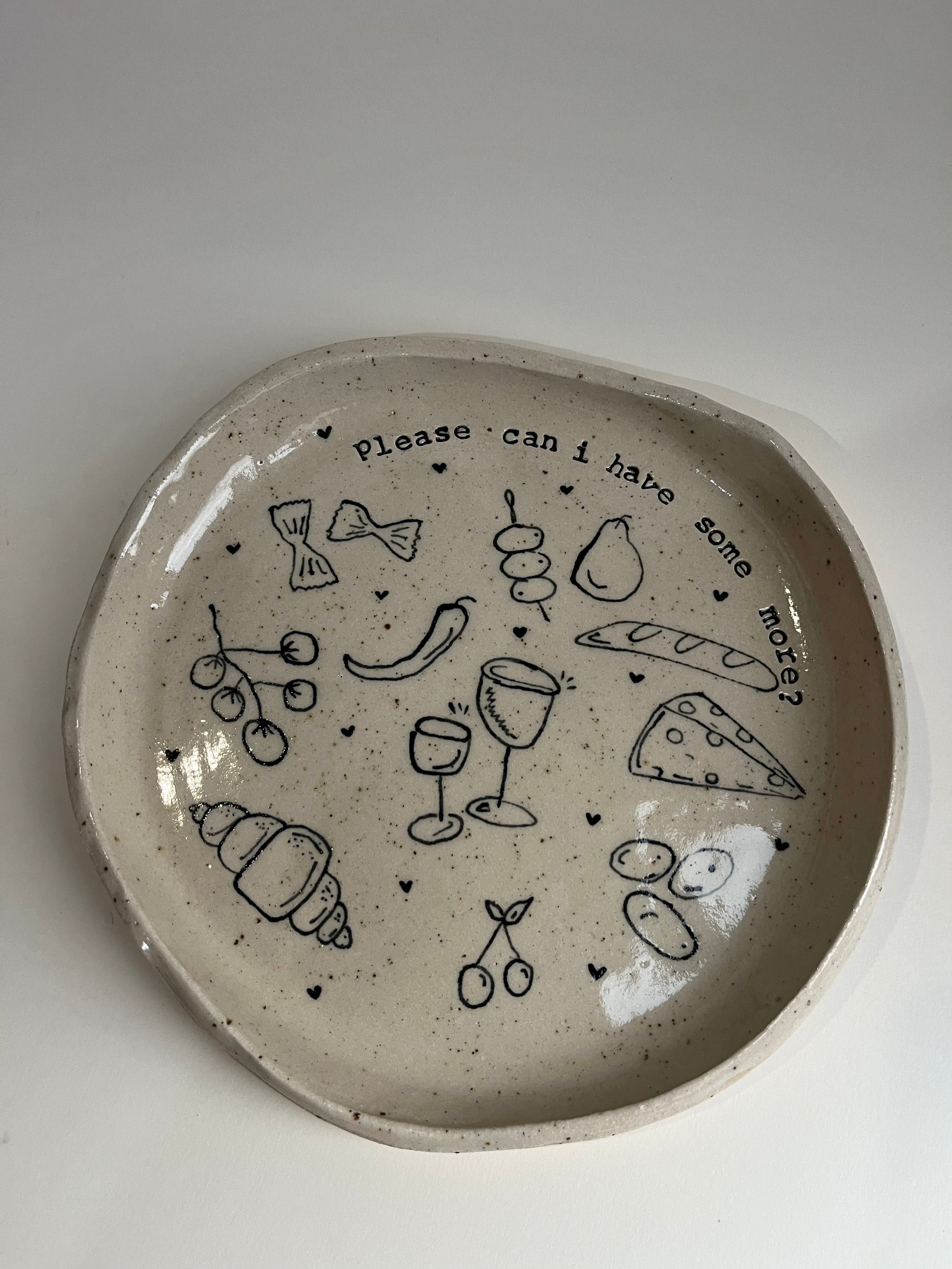 Large Plate - More Please