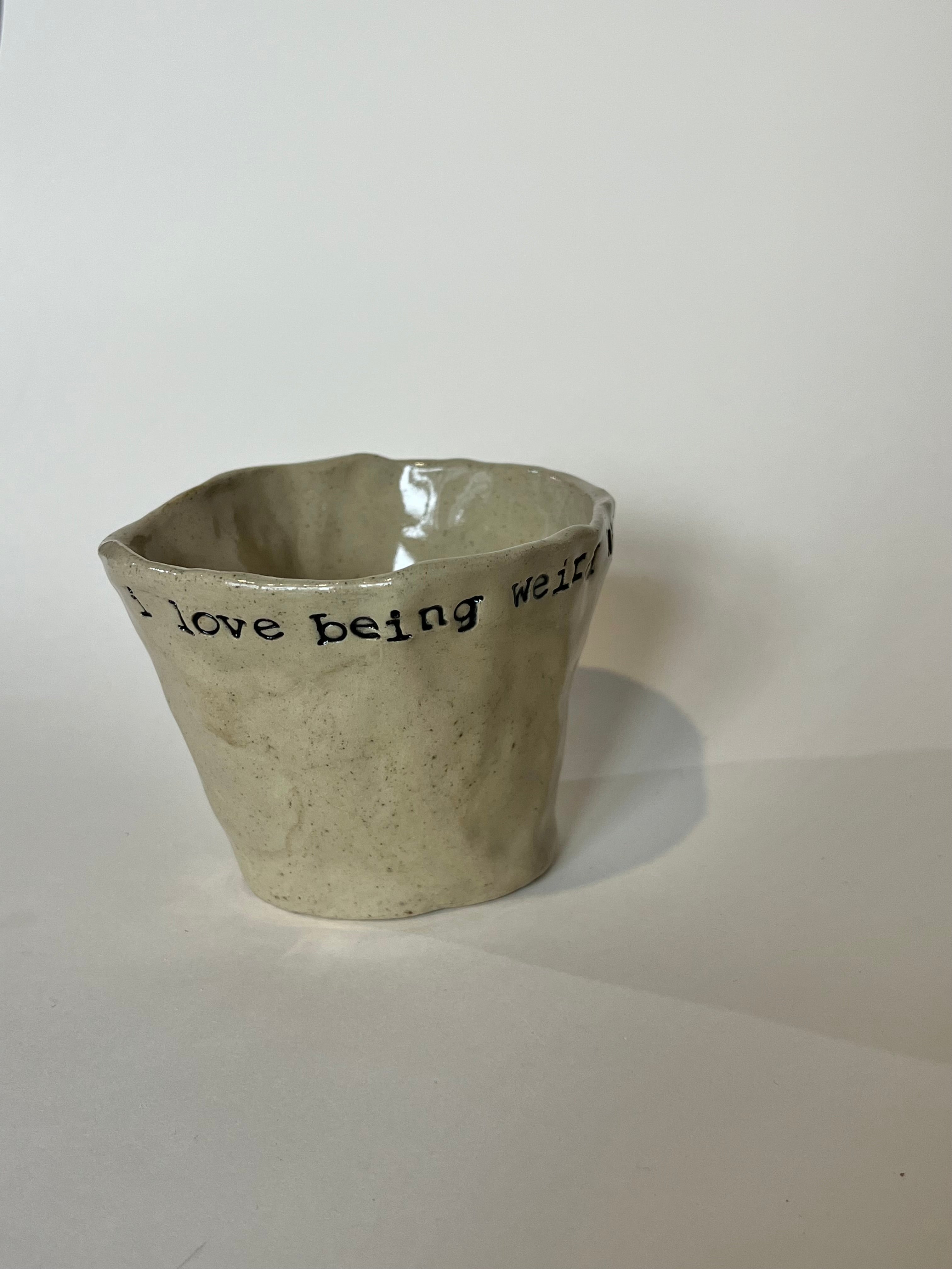 Dimple Mug - Being Weird With You